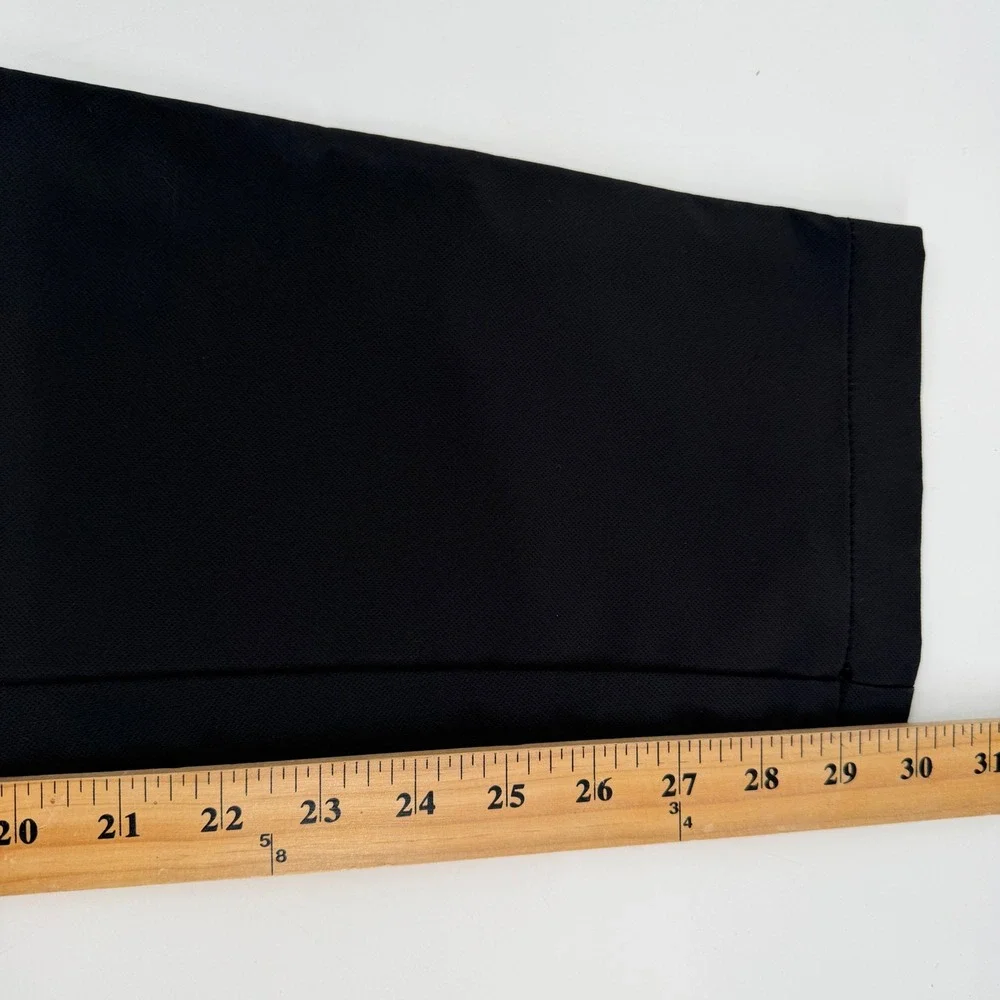 Banana Republic Mens‎ Black Chino Pants Size 32x32 Straight Fit Polyester